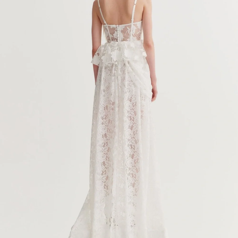 For Love And Lemons Floral Alora Bridal Gown - Picture 5 of 5